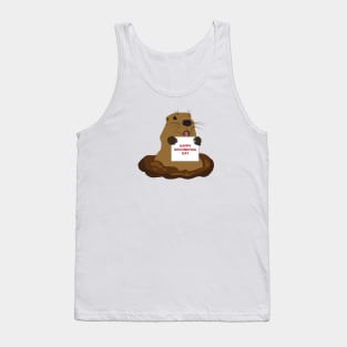 Happy Groundhog Day Tank Top